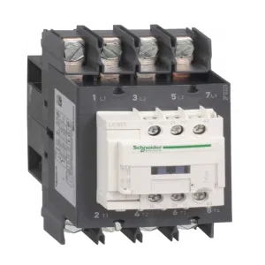 Контактор Schneider Electric TeSys LC1D EVERLINK 4P 60А 440/400В AC 18.5кВт (ШНАЙДЕР) Контактор Schneider Electric TeSys LC1D EVERLINK 4P 60А 440/400В AC 18.5кВт (ШНАЙДЕР)