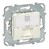 Schneider Electric UNICA MGU5.493.25ZD Телефонная розетка RJ12, бежевая