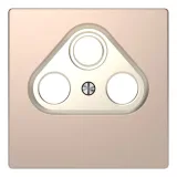 Schneider Electric Merten D-LIFE MTN4123-6051 - накладка на ТВ/радио розетку, шампань