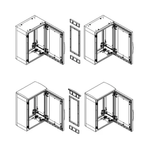 КОМПЛЕКТ ДЛЯ СОЕДИНЕННИЯ ШКАФОВ PLA5x4 (ШНАЙДЕР) КОМПЛЕКТ ДЛЯ СОЕДИНЕННИЯ ШКАФОВ PLA5x4 (ШНАЙДЕР)