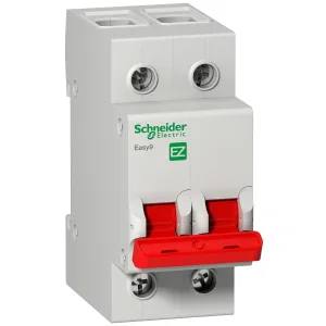 Schneider Electric Easy9 EZ9S16263 выключатель-разъединитель 2P 63 А (ШНАЙДЕР) Schneider Electric Easy9 EZ9S16263 выключатель-разъединитель 2P 63 А (ШНАЙДЕР)