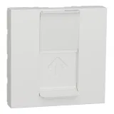 Schneider Electric UNICA MODULAR лицевая панель RJ45 NU941118 (белый)