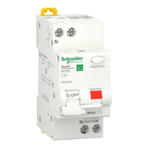 Schneider Electric R9D25616 Автоматический выключатель дифференциального тока Resi9 16 A, 30 mA, тип AC (ШНАЙДЕР) Schneider Electric R9D25616 Автоматический выключатель дифференциального тока Resi9 16 A, 30 mA, тип AC (ШНАЙДЕР)